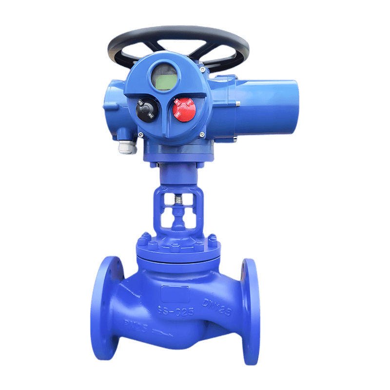 Válvula de corte elétrica de aço carbono