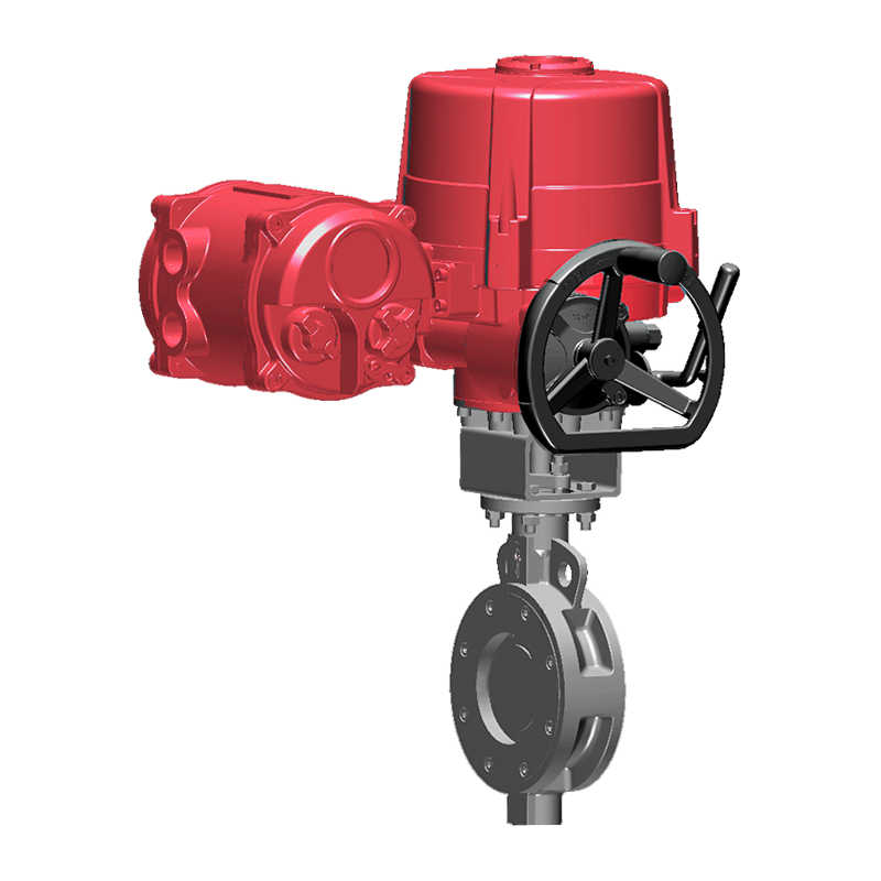 Válvula borboleta elétrica com vedação rígida