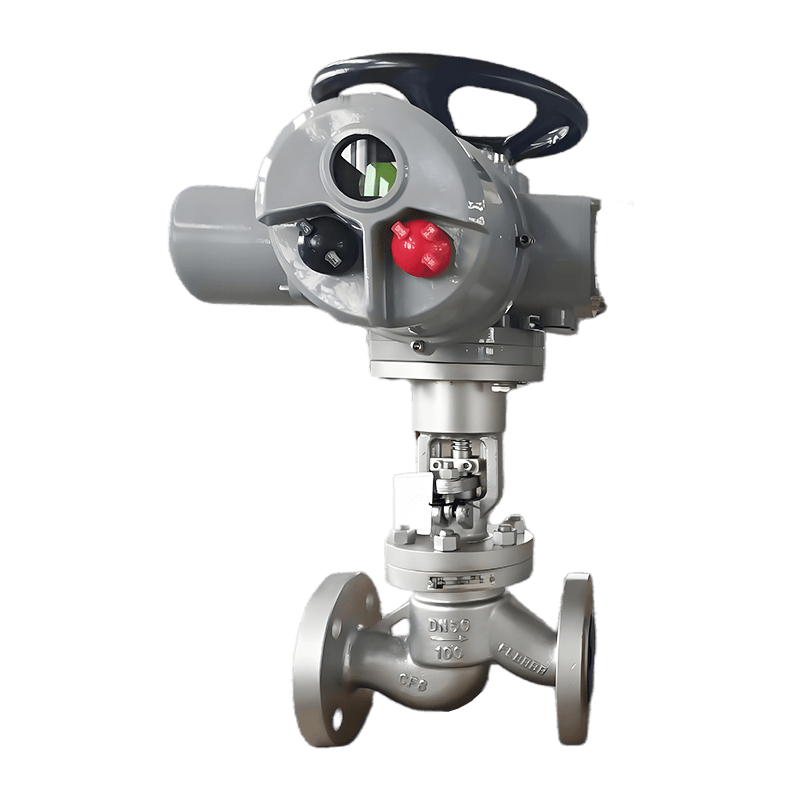 Válvula elétrica de corte de aço inoxidável