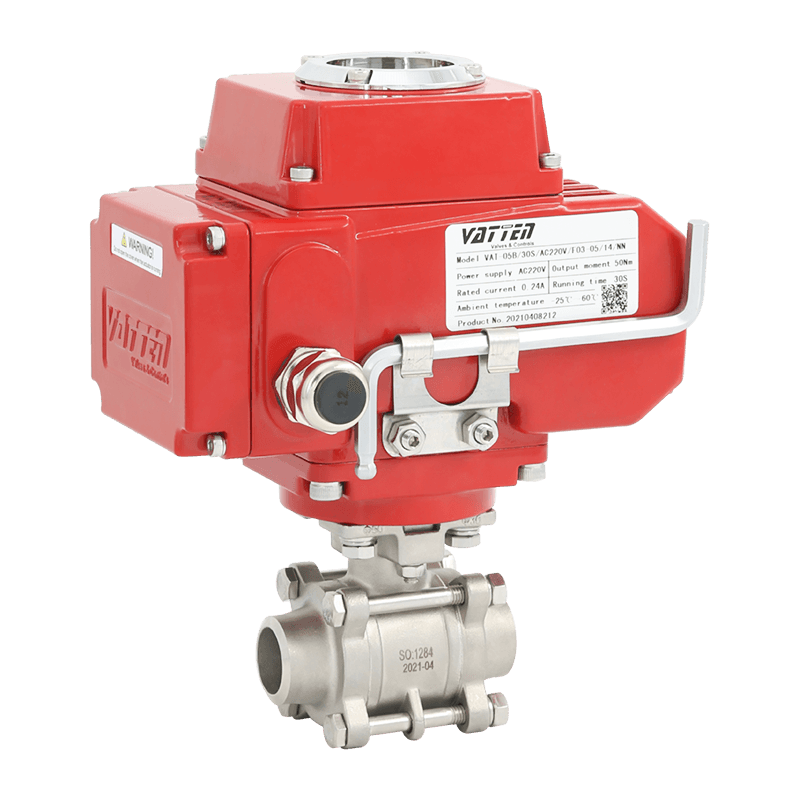 Válvula de esfera de soldagem elétrica