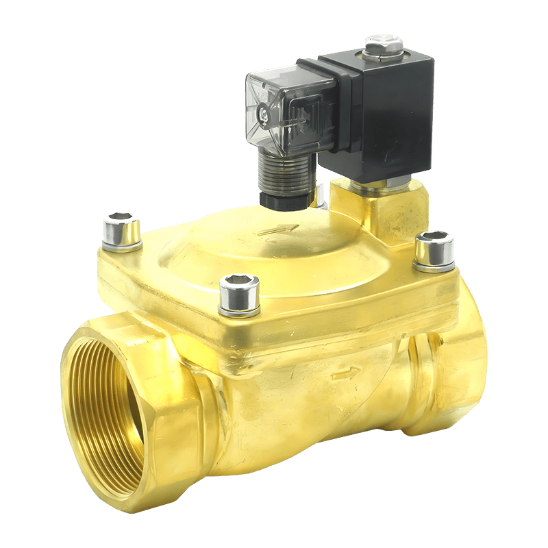 Válvula Solenóide Conectada por Tubo