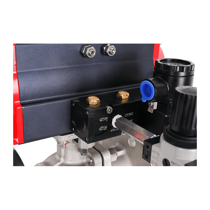 Válvula esférica flangeada pneumática à prova de explosão