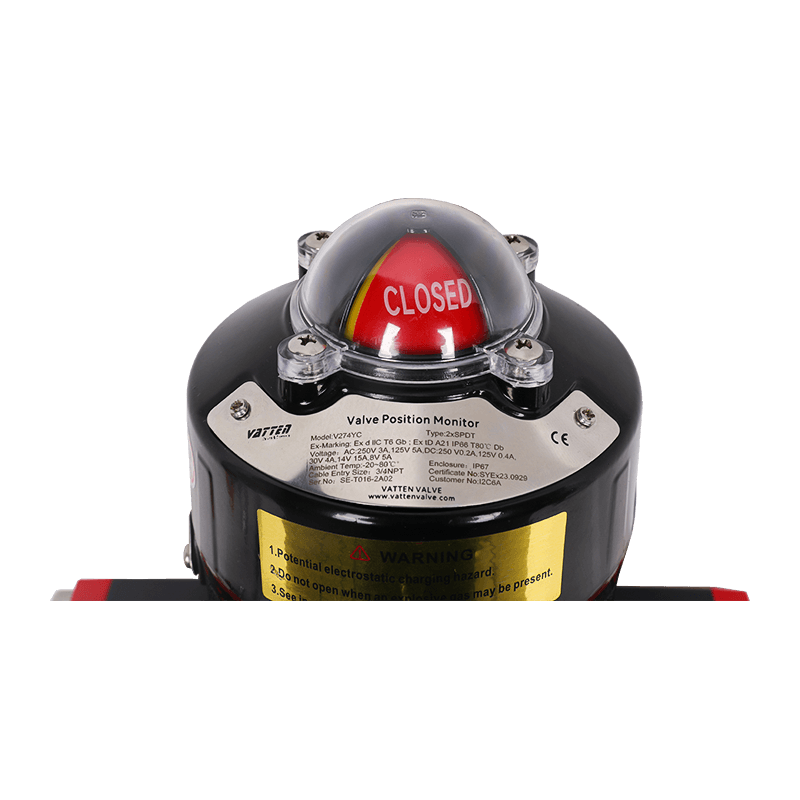 Válvula esférica flangeada pneumática à prova de explosão